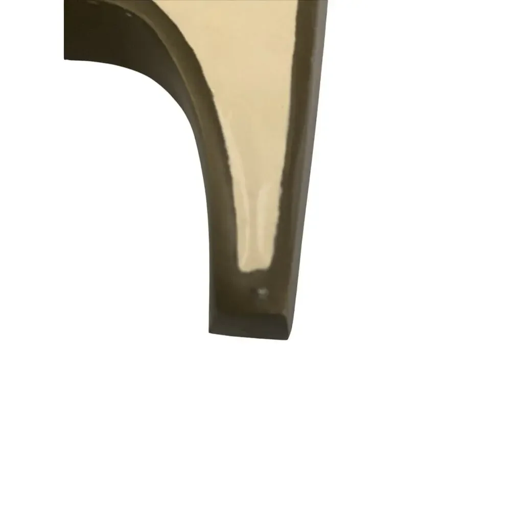 Brass/Metal Letter E 3D Wall Plaque 3.75